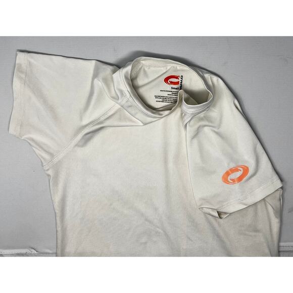 O'RAGEOUS Men's White Stretch Spandex Shirt size Small Pre-Owned small stain - Picture 6 of 6